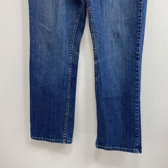 Lee Riders Blue Jeans 12 P 34x28 Relaxed Fit Straight Leg Mid Rise Stretch - Picture 5 of 14